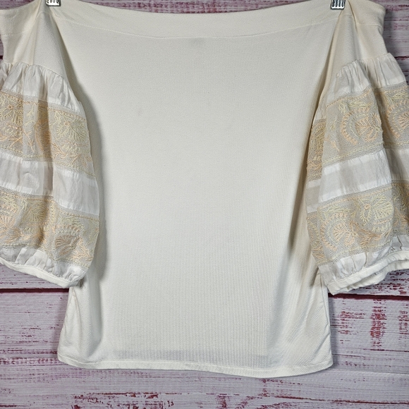 Free People Rock With It Off The Shoulder Top - Picture 5 of 16